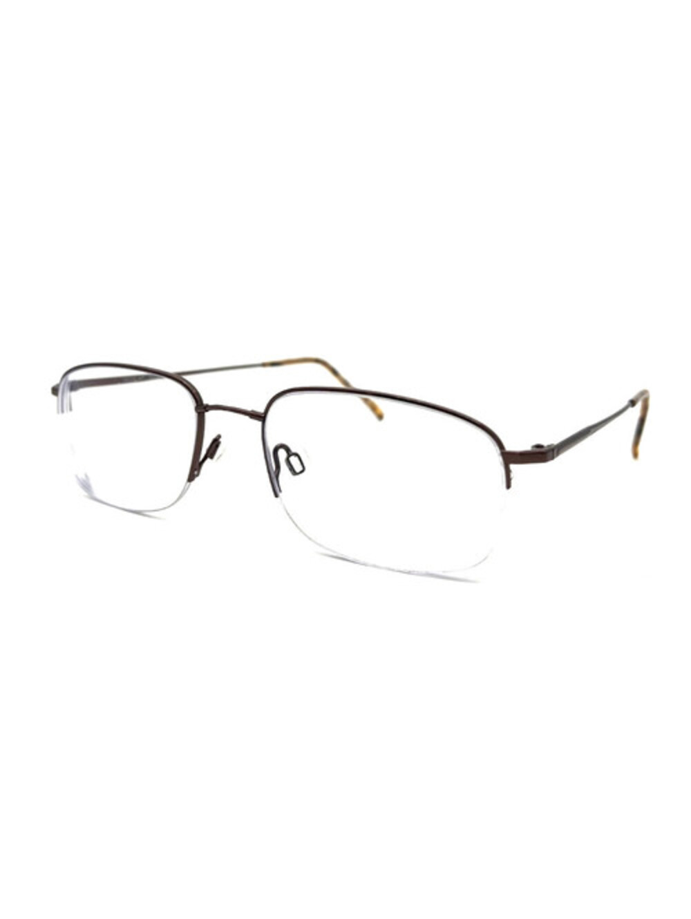 Flexon 606 033 Light Gunmetal Rectangle Authentic Eyeglass Frames 54-19-140
